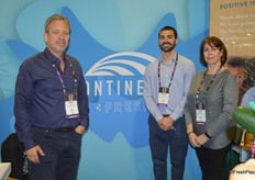 Albert Perez, Robert Cabili and Jackie Obana with Continental Fresh.